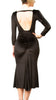 DRESS - Winter in Paris, V-neckline (Velvet)