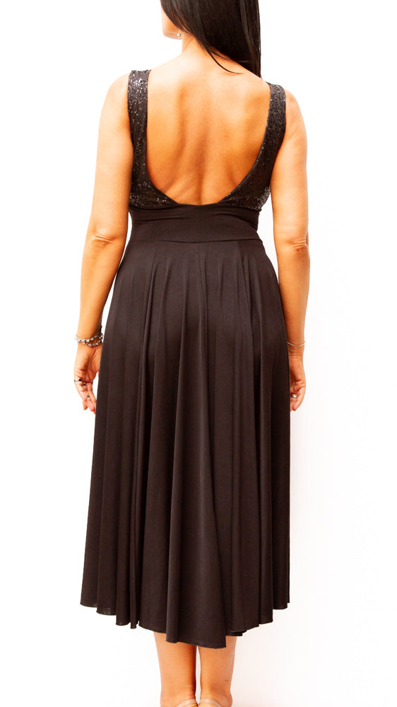 DRESS - Estella Maxi (Sequin & Microfiber)