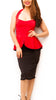 TOP - Heart-shaped neckline with Tail (Microfiber)