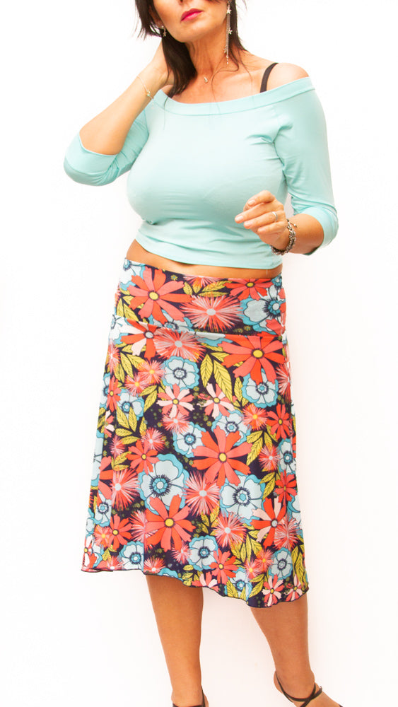 SKIRT - A-line Single Layer (Microfiber)