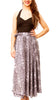 SKIRT - Flare Wrap Maxi (Satin)