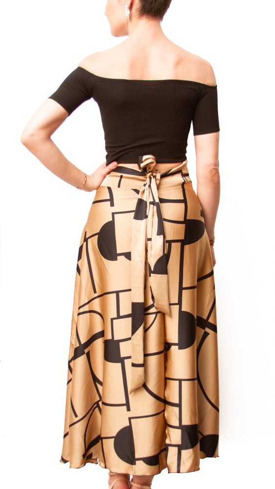 SKIRT - Long Eva Wrap (Satin)