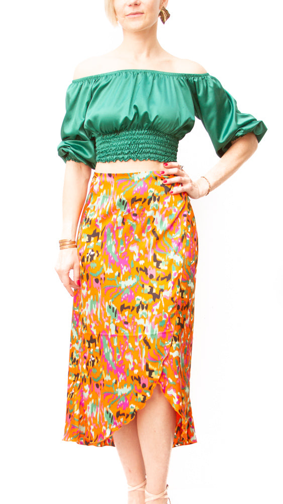 SKIRT - Wrap (Satin)