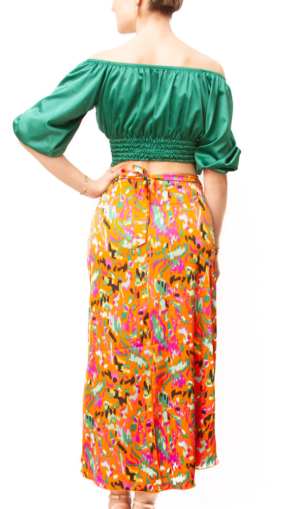 SKIRT - Wrap (Satin)