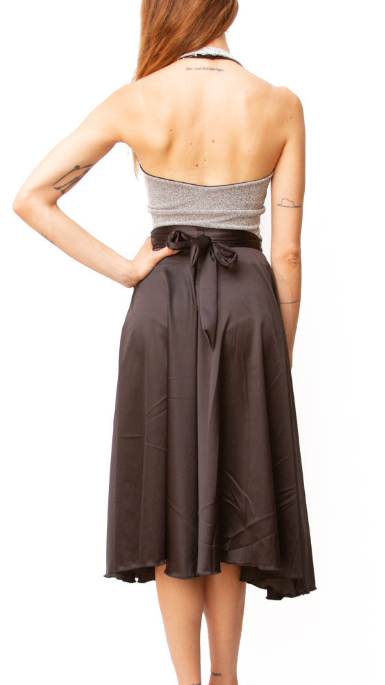 SKIRT - Flare Wrap (Satin)